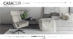 Desktop Screenshot of casacormiami.com