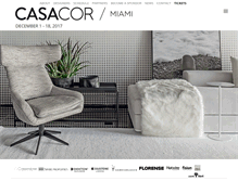 Tablet Screenshot of casacormiami.com